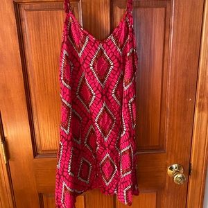 Aeropostale pink and blue summer dress size small